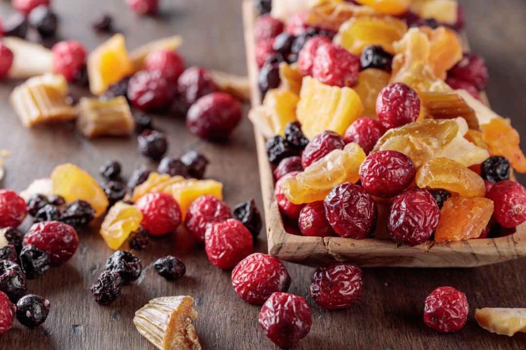 Dried Berries (Cranberries, Blueberries)